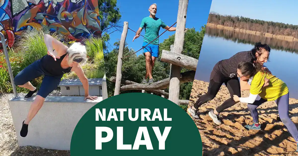 Natural Movement, Parkour, Play - Natürliche Bewegung, spielerische Elemente, Balance, Kraft und Koordination.