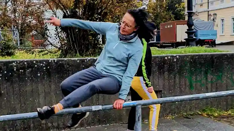 Parkour - überwinde Hindernisse
